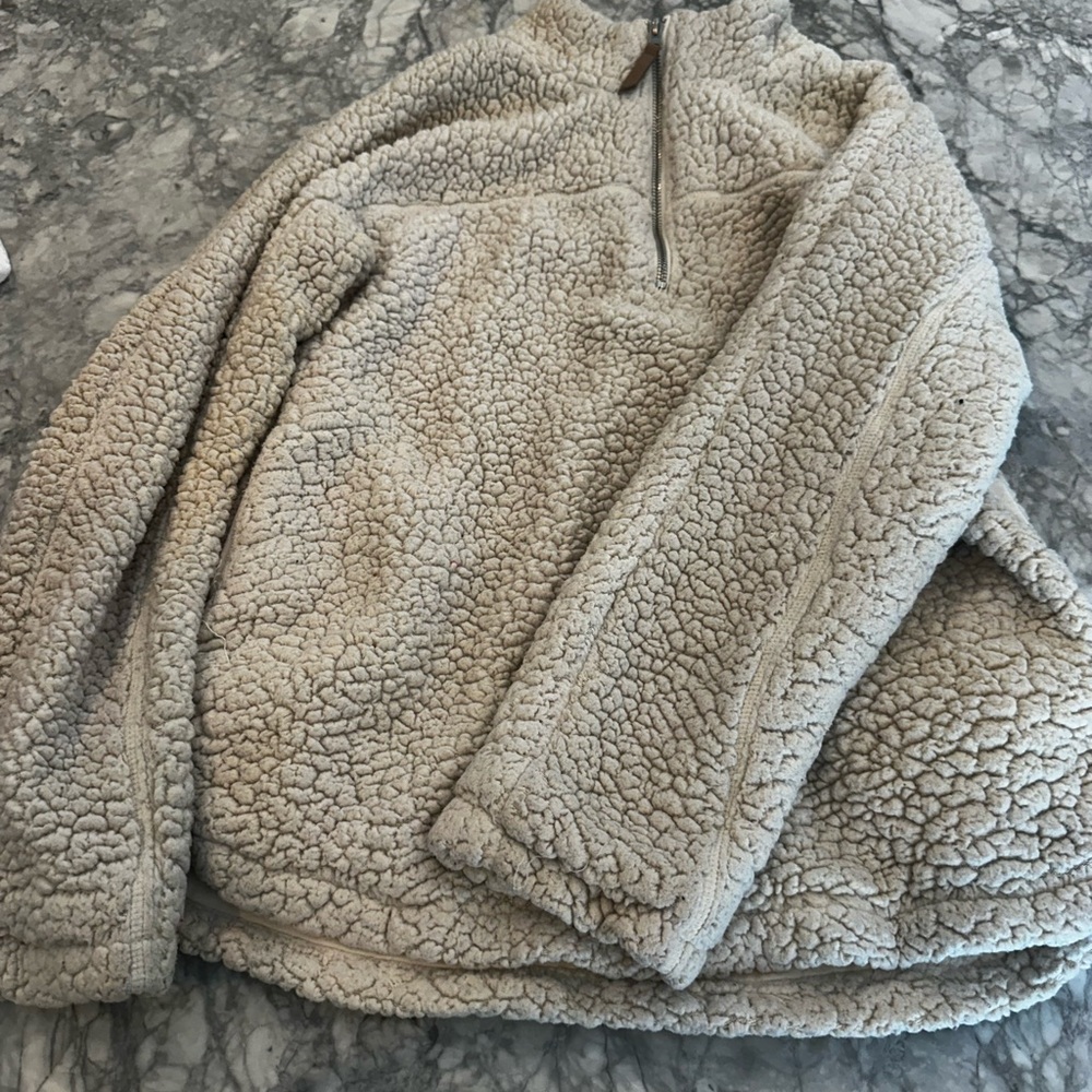 Cozy Sherpa Fleece Pullover